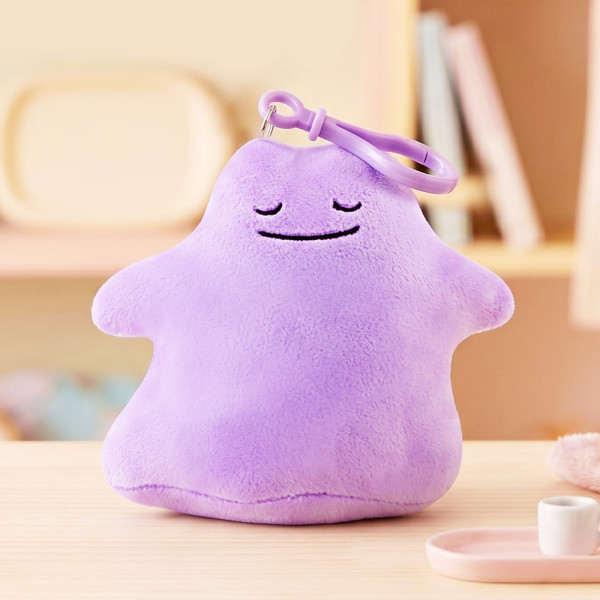 메타몽 축소 키링 인형 12cm-스르륵