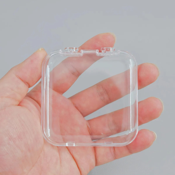 투명 사각 케이스 팔찌 악세사리 다용도 보관함 7.5cm