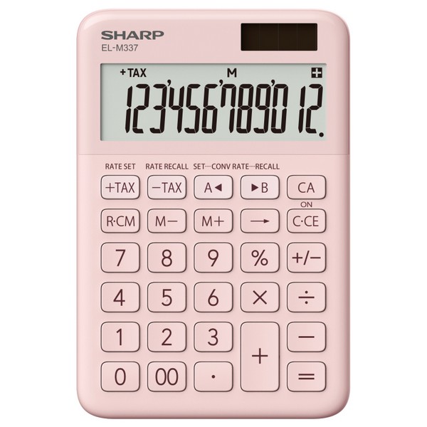 샤프 계산기 EL-M337 핑크
