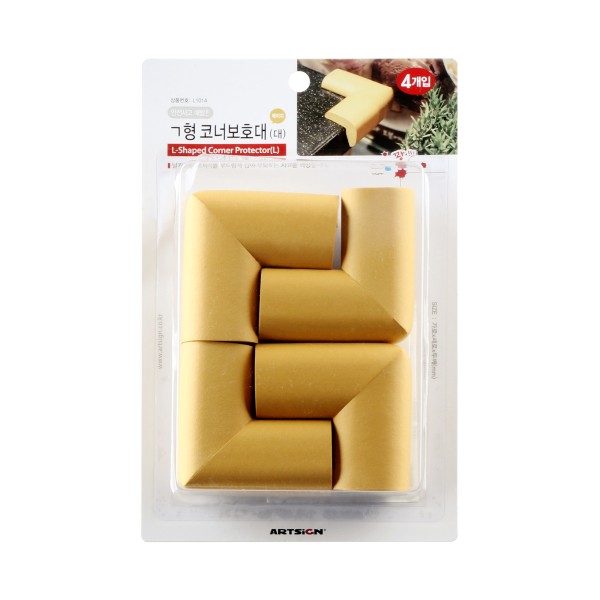 코너보호대 베이지 대 L1014 9878 70x70x13 4개입