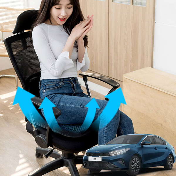 더뉴K3 시원한쿨링팬 메쉬 쿨링방석 호환