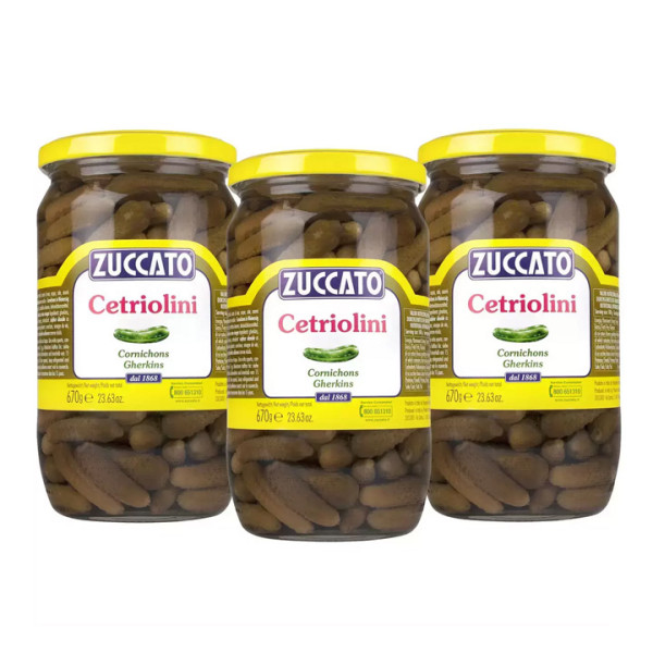 쥬카토 코니숑 오이피클 670g x 3