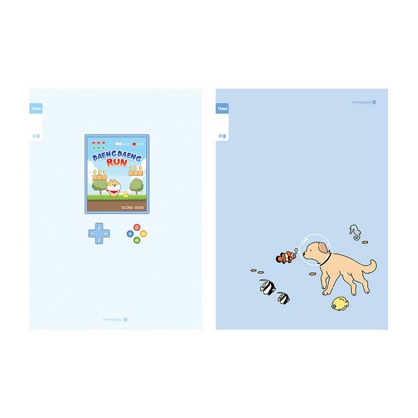 초등 3-6 무제 21줄 A(디자인랜덤 모닝글로리)
