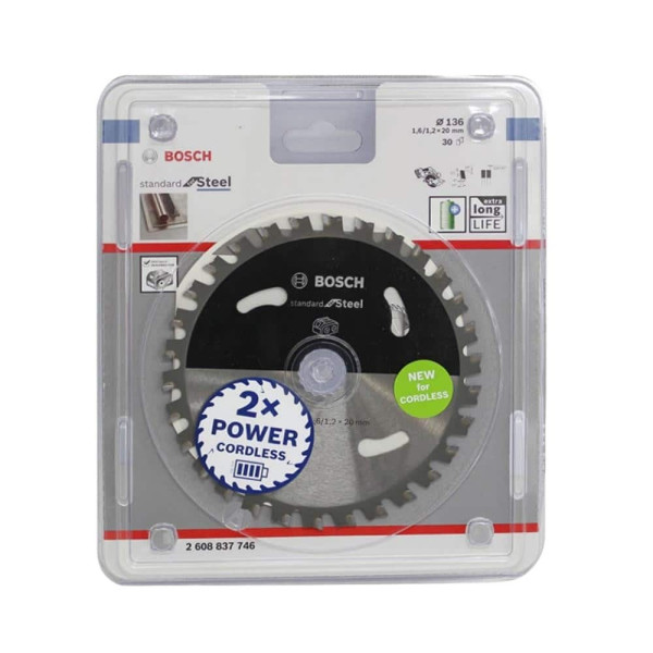 금속용 팁쏘 원형톱날 30날 136mm