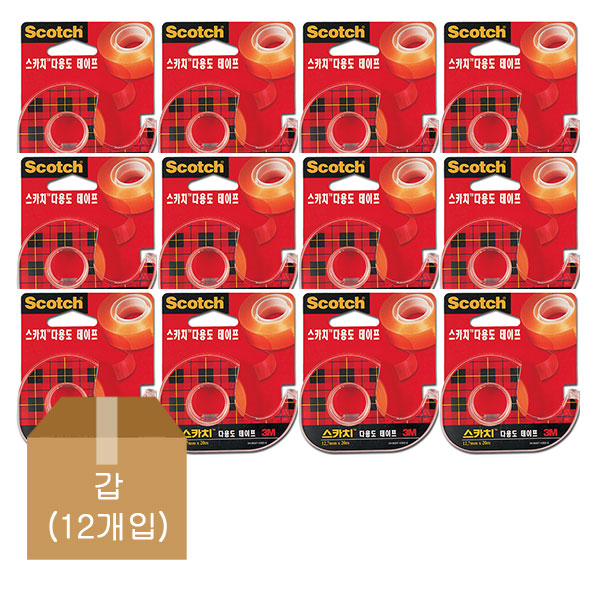 3M)다용도테이프(522D/12mm/20m)-갑(12개입)