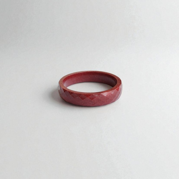 경면주사 패션 반지 비즈 원석 애끼링 싱글링 여자 우정 반지 불교 행운 삼재 액막이 소원