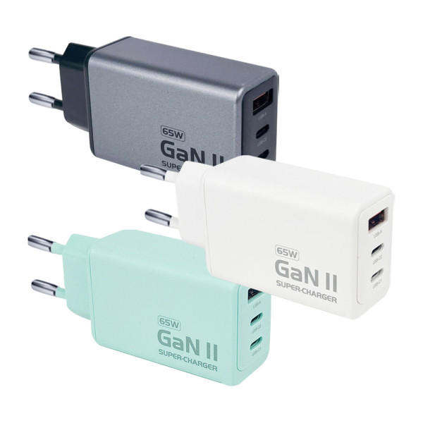 디큐브 65W GAN2 3포트 PD PPS 멀티 고속 충전기