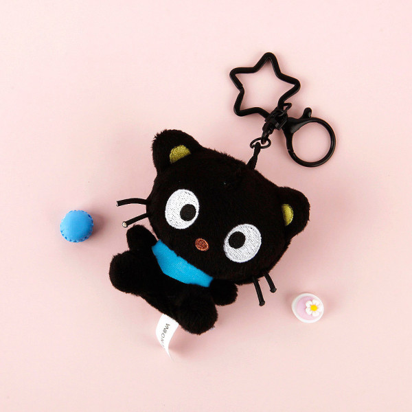 산리오 초코캣 블루스카프 가방고리 8cm