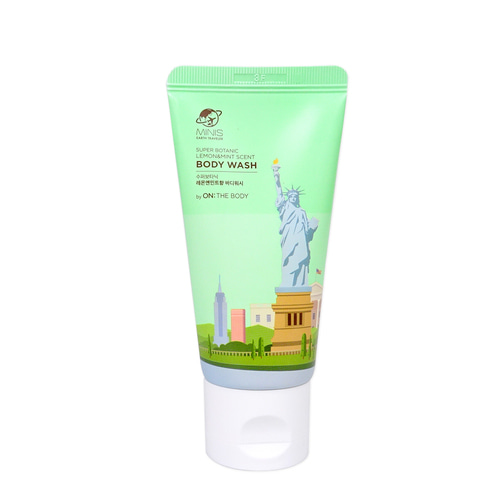 온더바디 레몬앤민트향 바디워시50ml 튜브형 바디클렌저 세면도구 여행용세트 보습