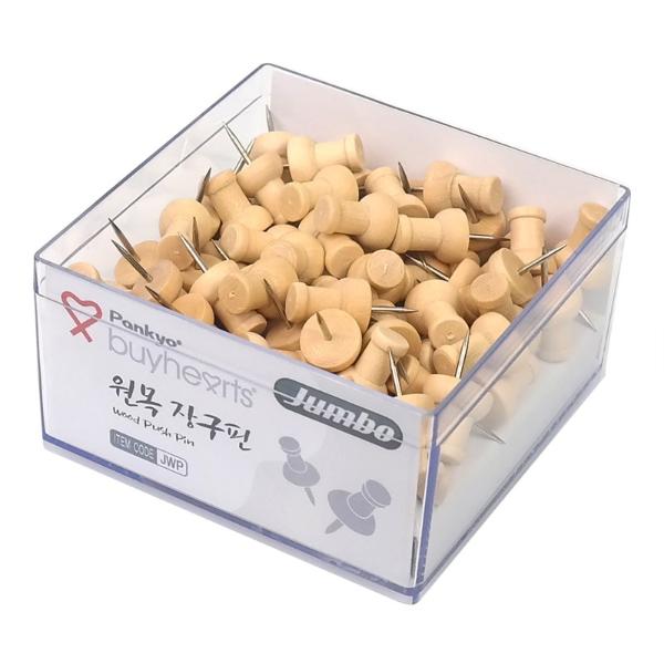 바이하츠 점보원목장구 (10mm x 24mm)