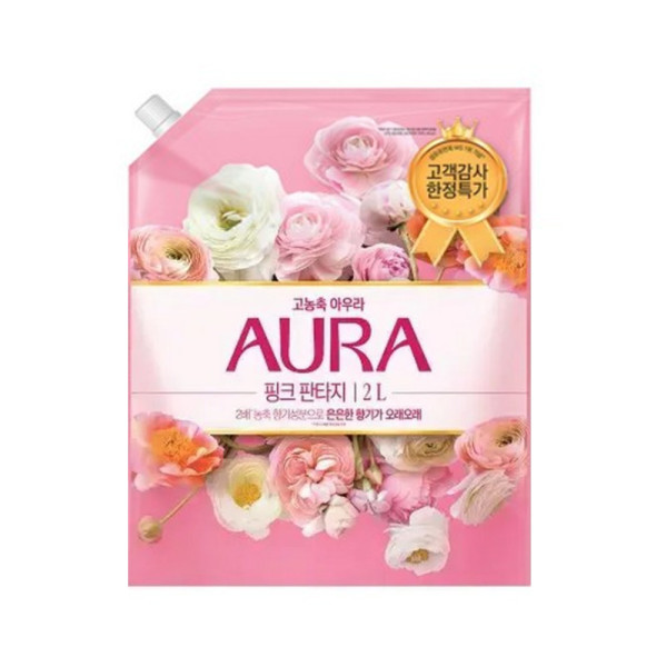 AURA 아우라 고농축 섬유유연제 2L 핑크판타지