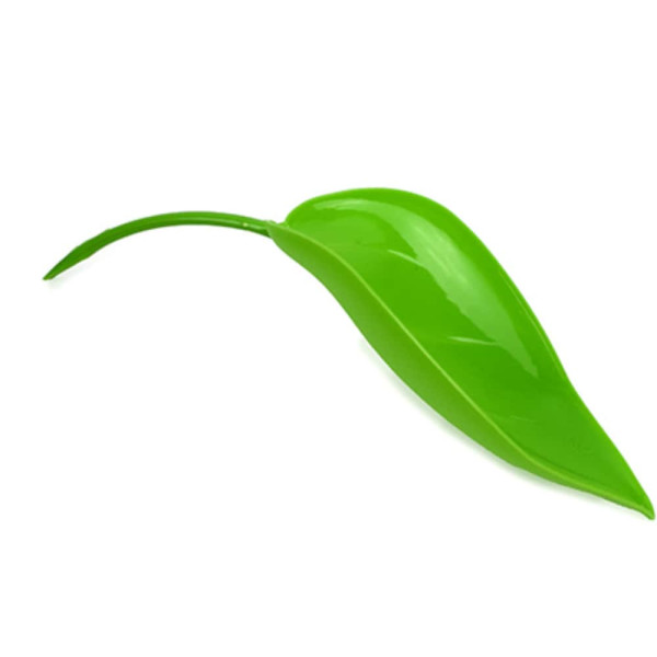 나뭇잎 모양 화분 급수 보조기 초록