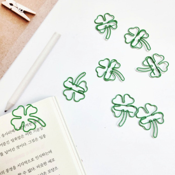 네잎클로버 페이퍼 클립 1PCS