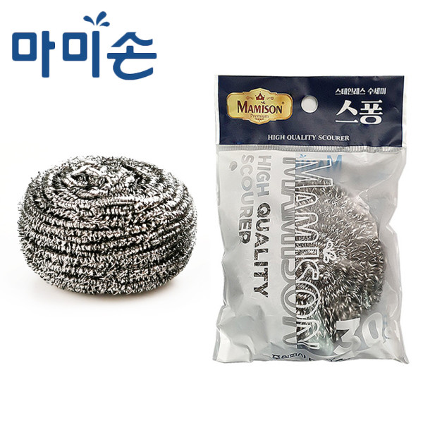 마미손 스퐁 보통사이즈 스텐레스 스텐 철수세미