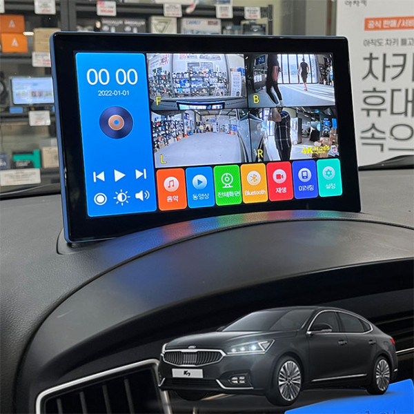 더뉴K7 제임스P 10.1인치 4채널블랙박스