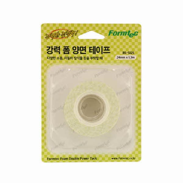 폼텍 강력폼양면테이프 BS-512S 백색 24mm x 1.3m