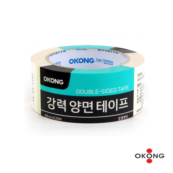 오공 강력 종이 양면 테이프 48mm x 20M