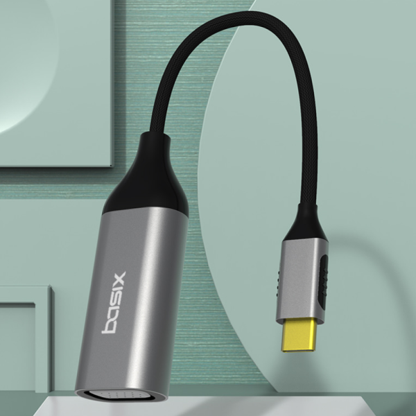 베이식스 USB C타입 젠더 C to VGA 연결 젠더 B1V1
