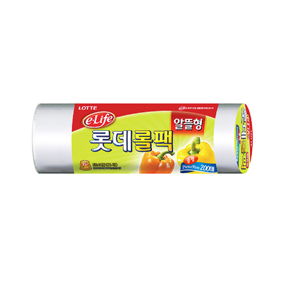 롯데롤팩(알뜰형)25X35X200매