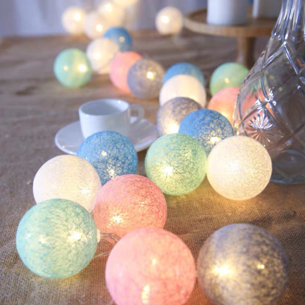 LED 작은 일색 조명 6cm 컬러 볼