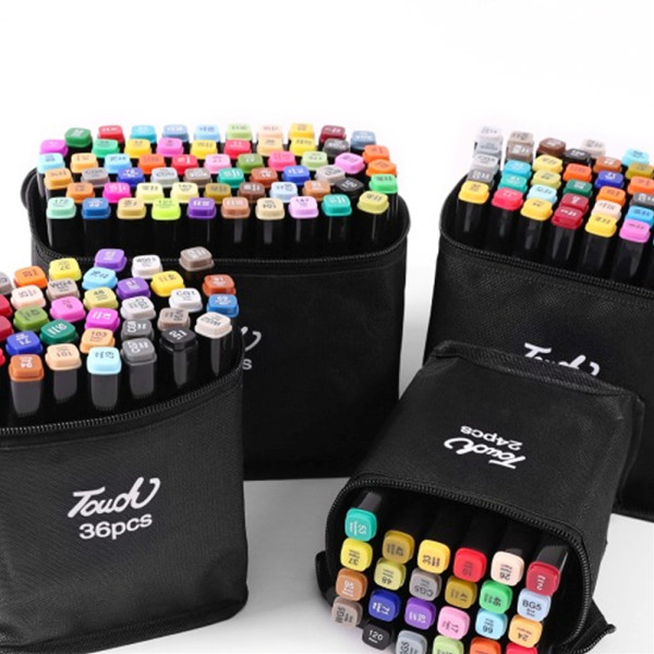 (CL) 터치 트윈 마카펜 세트 가방포함 60색