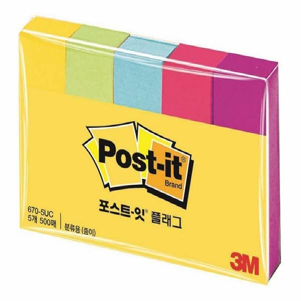 3M 포스트잇페이지마커 670-5UC(50x15mm)