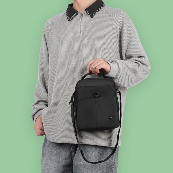 데일리 직장인 여행용 크로스백 가방 블랙