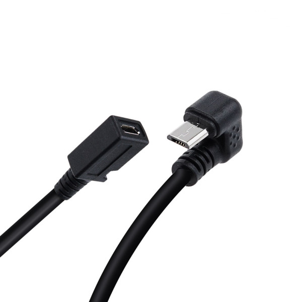 USB Micro 5Pin 꺾임 연장 젠더 케이블 30cm