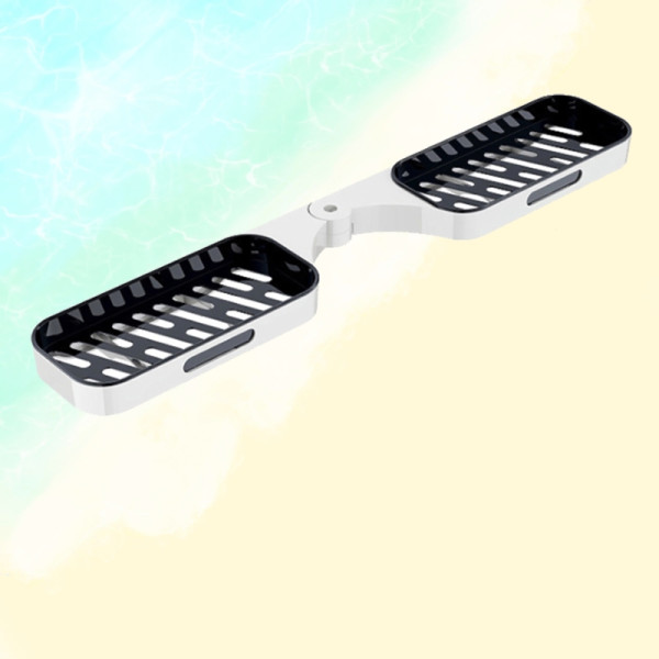 무타공 욕실선반 접이식 물빠짐 거치대 주방 욕실