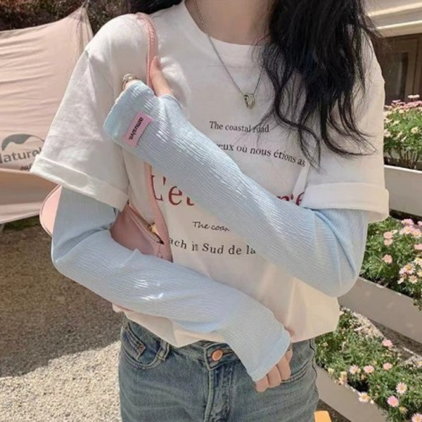 여자 여름 골프 실크 아이스 슬리브 팔토시 쿨토시