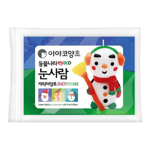 TNB 이야코 동물나라 눈사람 양초만들기