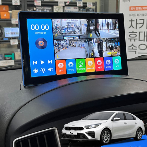 더뉴K3 제임스P 10.1인치 4채널블랙박스