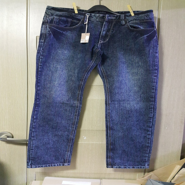 F192 34사이즈 빈티지 워싱 일자 진 데님 청 바지