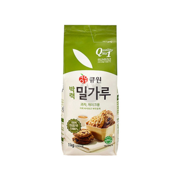 큐원 박력 밀가루 1Kg X 10개