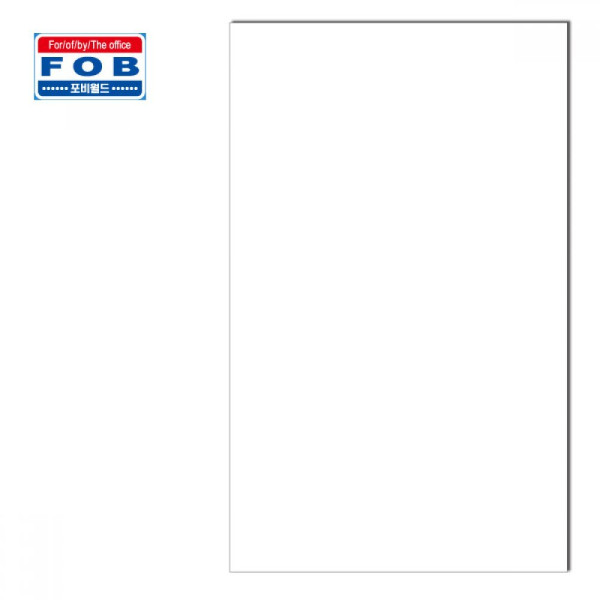 포비 고무 자석 화이트보드 HB-50 90cm x 60cm