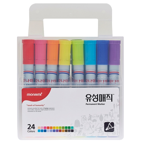 모나미)유성매직 24색세트