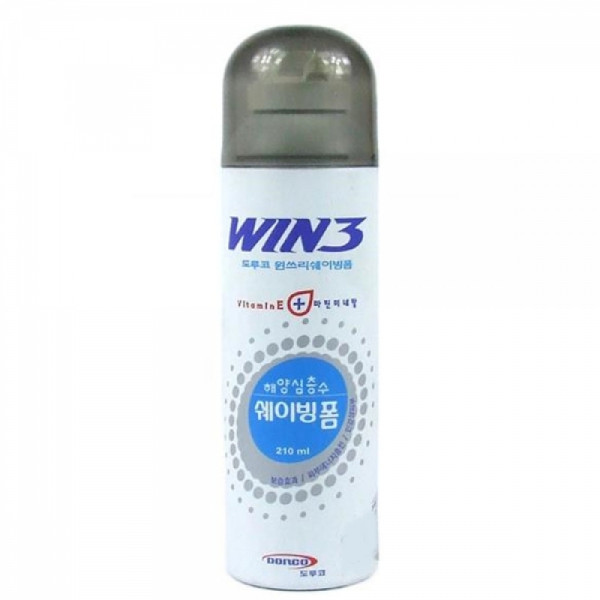 부드러운 도루코 WIN3 쉐이빙폼 210ml 남성면도크림