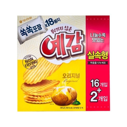 오리온 예감 오리지날 18개입 288g 박스 12개