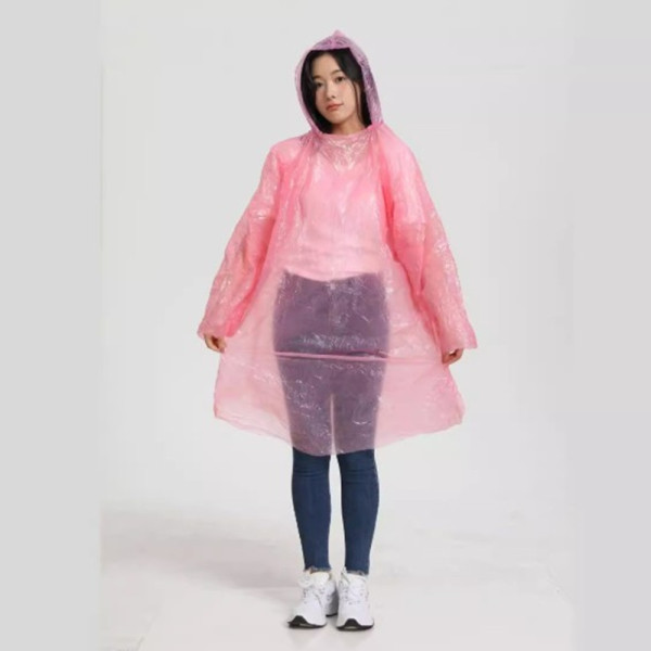 폭우 워터밤 농사 행사용 1회용 비닐 우의 우비 비옷