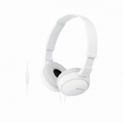 소니 스테레오헤드폰 MDR ZX110AP 흰색 핸즈프리