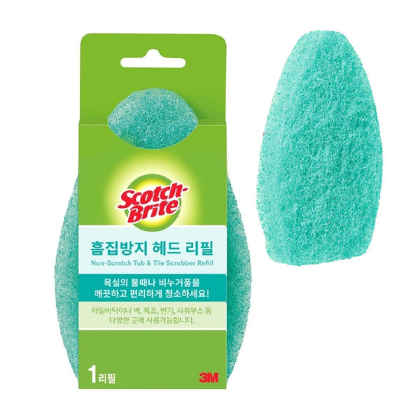 3M 1853 흠집방지 헤드 리필 수세미 브러시리필