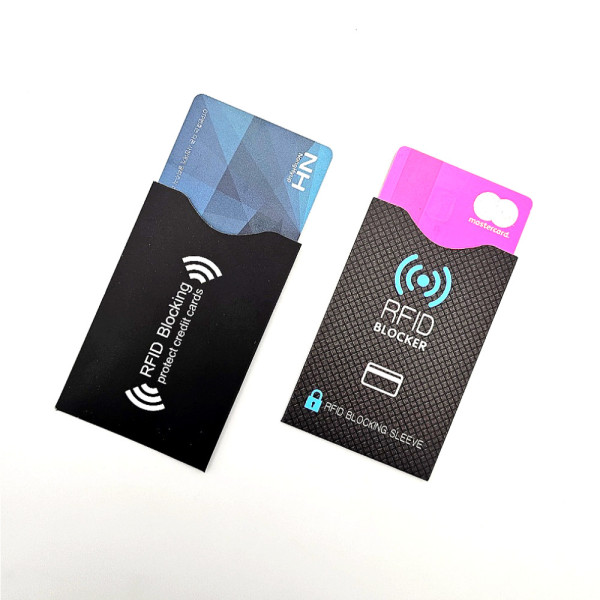 여행 RFID 차단 카드케이스 홀더 2개입