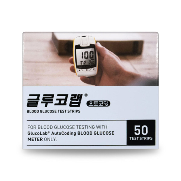 글루코랩 오토코딩 스트립 혈당시험지 1box 50매