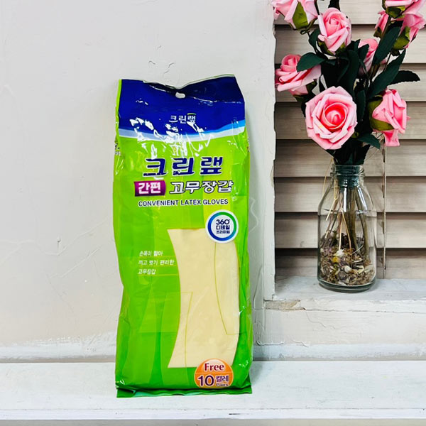 크린랩간편고무장갑10켤레