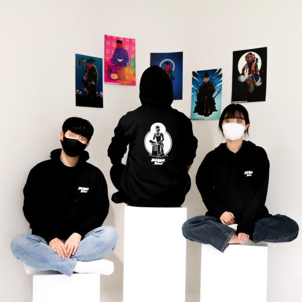 반가사유상 기모 후드 BANGA SEOUL 반가 서울 후드티 오버핏 특이한 헤비블렌드