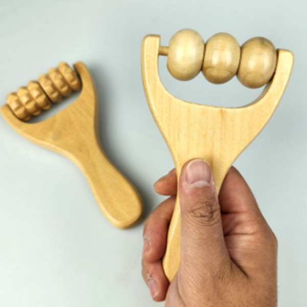 휴대용 나무 마사지기 지압 마사지 롤러