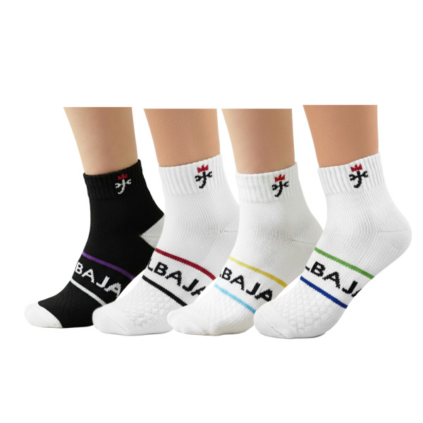 까스텔바작 여성 골프양말 W130 발목 4켤레 그린