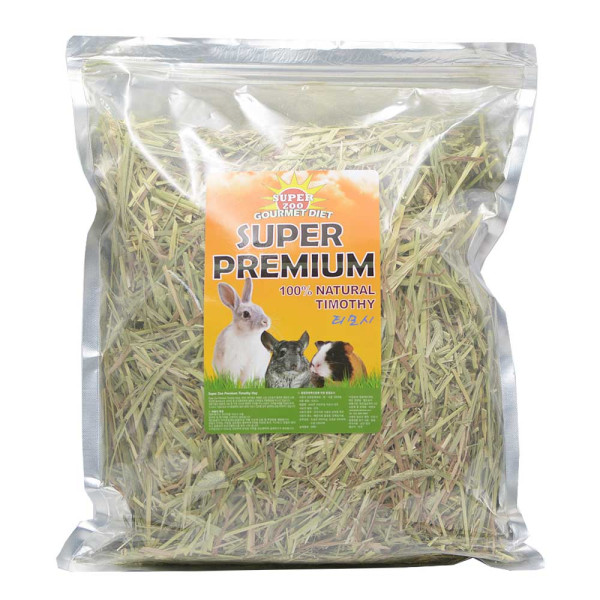 슈퍼주 프리미엄 티모시 건초 기니피그 토끼사료 500g