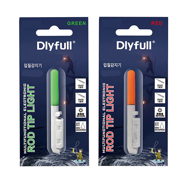 DF 입질 갑지기 야간 릴대 끝보기 어신 감지 전자 캐미 낚시 감지기 야광 끝보기