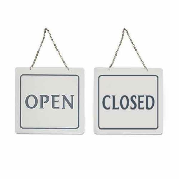 아트사인 OPEN CLOSED 포멕스 양면 7901 200x200x5